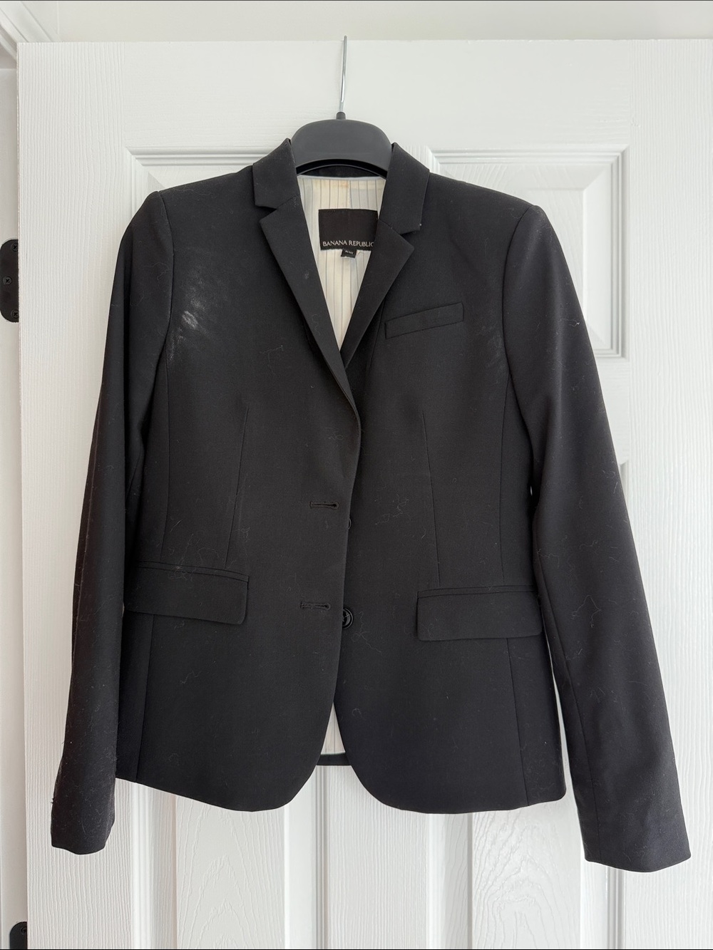 Banana Republic Black Single-Breasted Women's Blazer